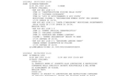 NOTAM: Istruzioni per l’uso ENAC e mappa interattiva Desktop Aeronautico