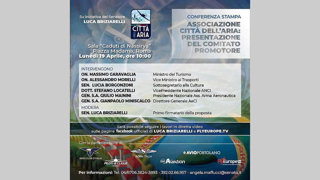 Conferenza Stampa di Presentazione dell’Associazione Città dell’Aria