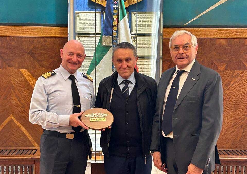Il Capo di SMA – Gen. S.A. Luca Goretti ha ricevuto AOPA Italia