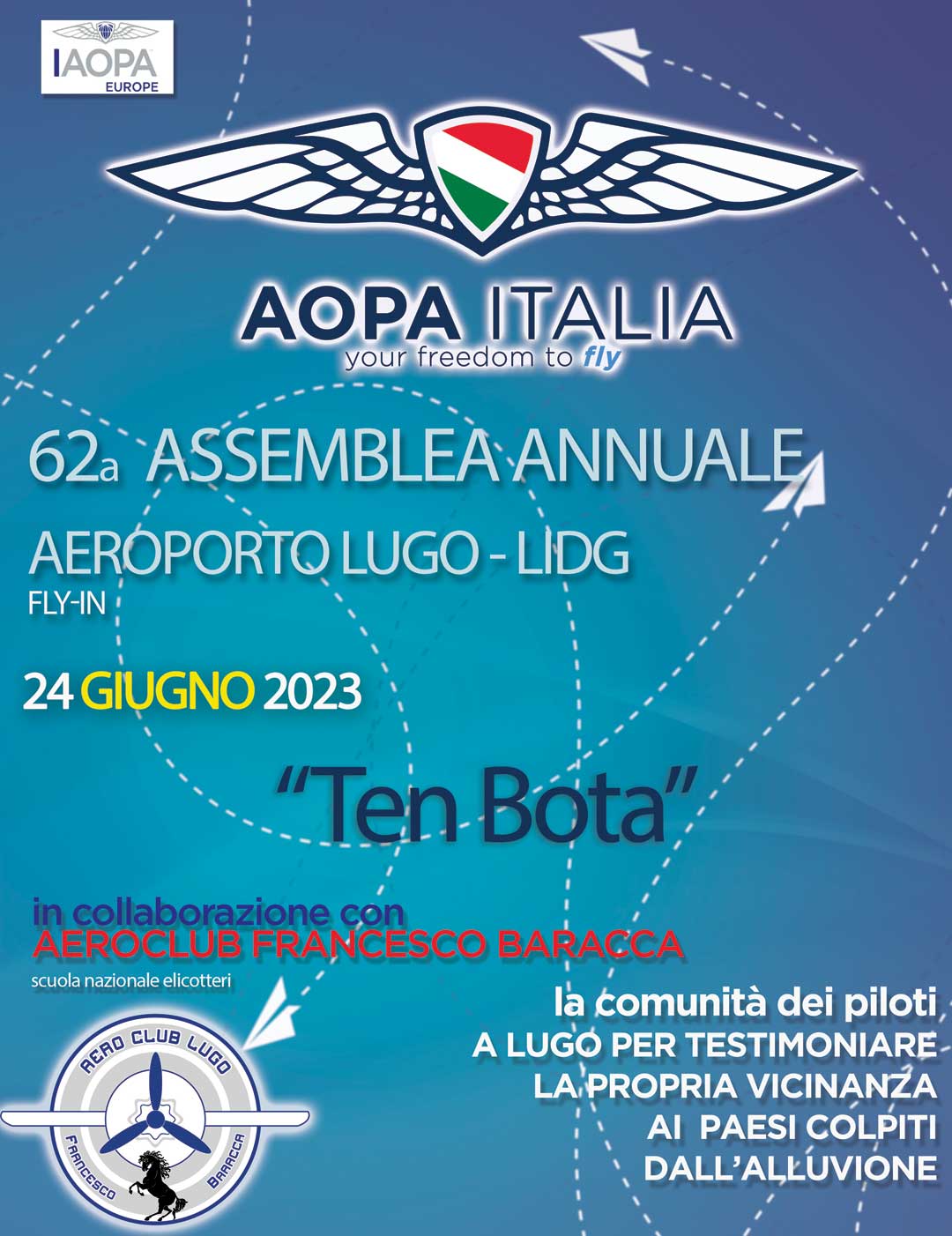 Locandina Assemblea AOPA Lugo