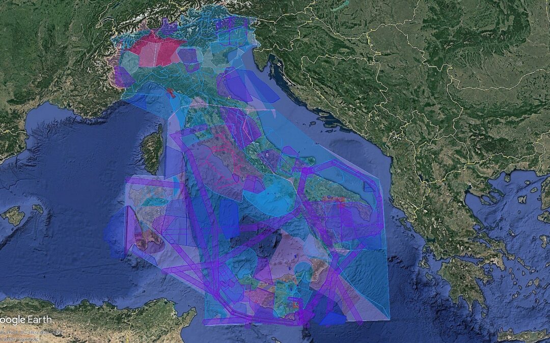 AOPA Italia chiede a ENAC, ENAV e Aeronautica Militare l’attivazione di un tavolo di lavoro sugli spazi aerei VFR