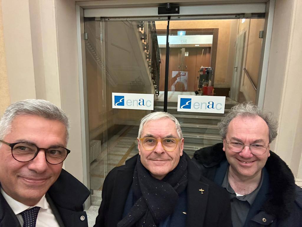 ENAC 11 gennaio 2024: Stefano Arcifa, Rinaldo Gaspari, Roberto Ragazzoni