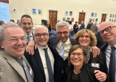 Elezioni AeCI 8/2/25. Da sx: Roberto Ragazzoni, Matteo Aletti, Rinaldo Gaspari, Stefano Arcifa, Barbara Sonzogni, Margherita Acquaderni, Stefano Vita Finzi Zalman