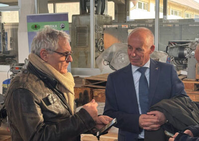 Rinaldo Gaspari e il Gen. S.A. Roberto Boi